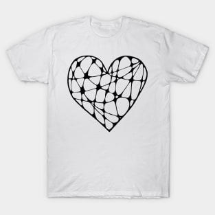 Spiderweb heart T-Shirt